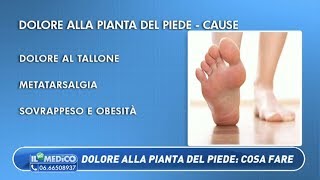 Il Mio Medico  Dolore alla pianta del piede cosa fare [upl. by Barret]