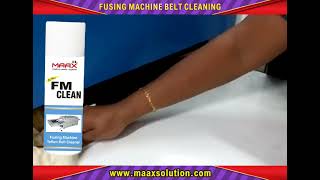 MAAX Fusing Machine Belt Cleaner Video Manufacturers amp Exporters of Fusing Machine Belt Cleaner [upl. by Simonsen460]