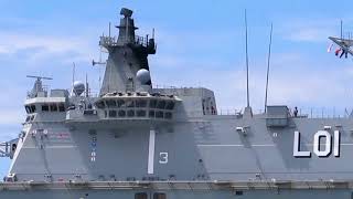 HMAS Adelaide L01 LHD at the Manila South Harbor [upl. by Burra]