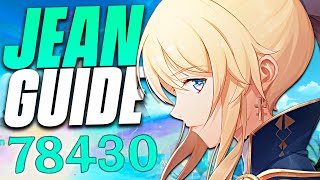 JEAN LA REINE ANEMO  GUIDE  Main DPS et Support Elle Fait TOUT   Genshin Impact [upl. by Hteboj]