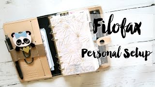 Filofax Personal Planner Setup  Raspberyl Designs [upl. by Niple]