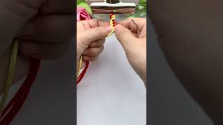 Flat sixstrand braid Anyone can learn it Knot tutorial Rope braiding skills sharing Practical k [upl. by Kielty]