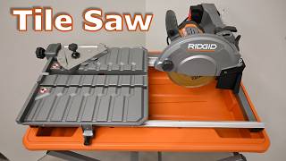 Is The Ridgid Wet Tile Saw Any Good R4031S [upl. by Lisbeth379]