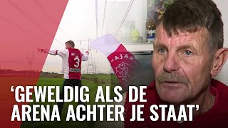 Langezijdeloper Gerard over afpakken vlag Ajax in de Arena [upl. by Arihppas118]