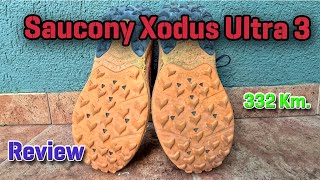 Review Saucony Xodus Ultra 3 con 300k [upl. by Livvy]