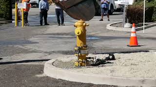 Hydrant Guard Shear Tests [upl. by Aneehsak354]