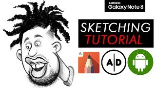 Autodesk Sketchbook Tutorial beginners 2018 [upl. by Nymassej]