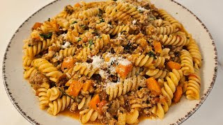 Makarona Bolonjeze si ne Itali  Quick Easy Spaghetti Bolognese Sauce [upl. by Frodin]