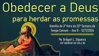 Obedecer a Deus para herdar as promessas [upl. by Atram108]