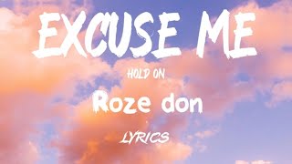 ROZE DON  EXCUSE ME HOLD ON Lyrics 2021 [upl. by Nader]