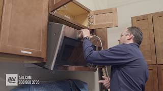 How To Install An Over the Range Microwave [upl. by Roobbie]