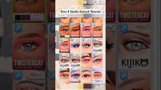 Moving CC to the new Eyelash Category tutorial sims4 createasim sims4cc [upl. by Helprin]