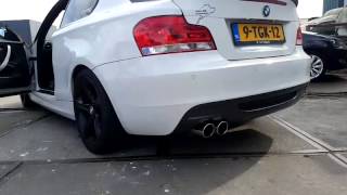 Exhaust sound Supersprint Exhaust on BMW E82 125i Supplied amp installed by Schmiedmann Nederlands [upl. by Bixby]