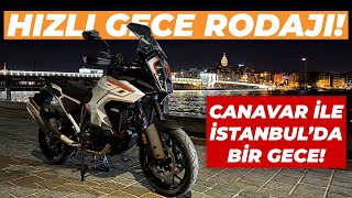 KTM 1290 Super Adventure S ile Hızlı Gece Rodajı [upl. by Lorollas]