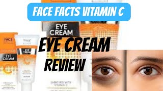 Face Facts Vitamin C Eye Cream Review facefacts vitaminc [upl. by Ferino312]