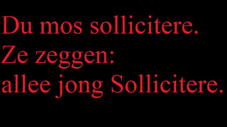 Solliciteren  Janse Bagge Bend songtekst [upl. by Sells]