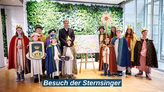 Besuch der Sternsinger in der Bayerischen Staatskanzlei  Bayern [upl. by Adnerad827]