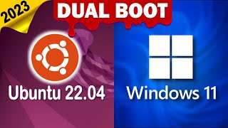 Install Ubuntu 2204 with Windows 11 Dual Boot Step by Step in Hindi [upl. by Jermayne]