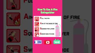 How To Use A Fire Extinguisher PASS method firefighting fireextinguishers pass [upl. by Dearden]