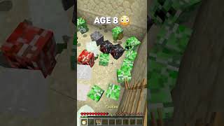 POV Ultra Toxic Friend at different Ages meme minecraft shorts [upl. by Nuhsar]