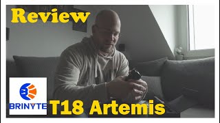 Hunting Flashlight  Brinyte T18 Artemis  Review  Unboxing  Test flashlight review brinyte [upl. by Ner948]