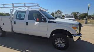 26995  2013 Ford F250 Single Rear Wheel Crew Cab Long Wheelbase Service Body 4x4 BAD BOY [upl. by Douglas]