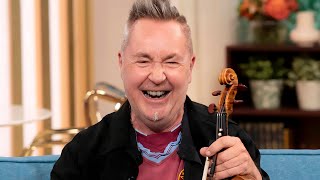 Britains favourite violinist Nigel Kennedy on ITVs This Morning [upl. by Bettina]