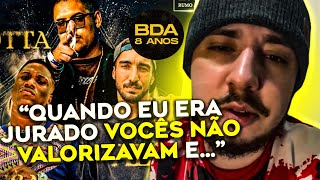 BAUEB MANDOU O PAPO após JURADOS DA BDA 8 ANOS ser CRITICADOS ANTES DO EVENTO [upl. by Lecia]