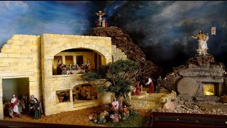 Presepe di Pasqua 4K Easter Crib Colombaia [upl. by Gertrude]