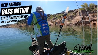 New Mexico Bass Nation Kayak State Championship Day 1 [upl. by Enilrac]