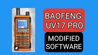 Baofeng UV17 PRO GPSMODIFIED SOFTWARE CPS  adds Airband amp More [upl. by Lesak14]