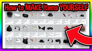 How to MAKE Avatar Shop items in Roblox  UGC Community Creations [upl. by Akiemaj]