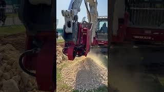 BAVCB8 Crusher Bucket Demo  PlantWorx 2023 [upl. by Samuel]