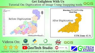 Digitization in QGIS Using Snapping Options  QGIS 312  GeoTech Studio  Exploring tools [upl. by Elmina]