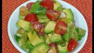 Easy Avocado Salad Recipe [upl. by Ahsian]