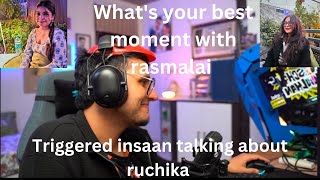 whats your best moment with rasmalai🤣😂triggered insaan blushedyoutube triggeredinsaan livestream [upl. by Stulin]