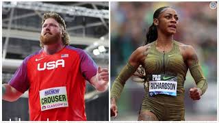 RYAN CROUSER ON SHACARRI RICHARDSON AS OLYMPIC FLIGHT COMPANION FOR PARIS SHES A FIRECRACKER [upl. by Ardni]