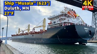 ⚓️Duluth Lift Bridge Encounters an Immense New Ship [upl. by Eimmak279]