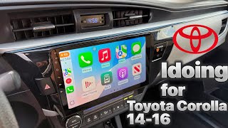 Toyota Corolla 1416 Now Better Than Factory  It Has A Idoing Radio 102quot [upl. by Ehudd]