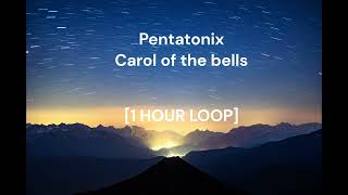 Pentatonix  Carol of the bells 1 HOUR LOOP [upl. by Eirtemed]