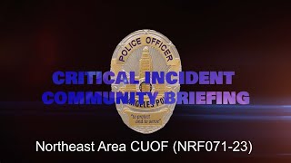 Northeast Area CUOF 12523 NRF07123 [upl. by Katuscha174]