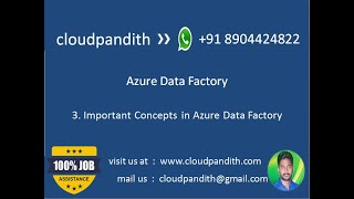 Azure Data Factory  Important Concepts in Azure Data Factory [upl. by Aken]