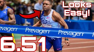 Christian Coleman sprints to 60m victory in effortless 651 at Milrose Games NY [upl. by Hernando637]