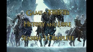 Game of Thrones  Histories and Lore  Season 3 Complete  ENG and TR Subtitles [upl. by Aicilihp]