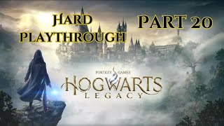 Hogwarts Legacy  Hard Playthrough  Part 20  Cruciatus Curse  No Commentary [upl. by Onnem]