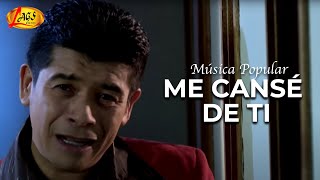 Gerardo Gómez  Me Cansé De Ti Video Oficial  Música Popular [upl. by Nomled338]