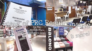 Board exam preparation  Vlog 16  Filing of PRC requirements for the Architecture Licensure Exam [upl. by Prudence792]