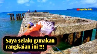 Mancing ikan kiper rangkaian 2 mata kail [upl. by Schertz]