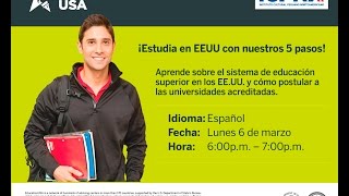 Los 5 Pasos para Postular a Universidades en los EEUU [upl. by Einahets280]