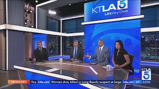 KTLA 5 Morning News early team remembers Sam Rubin [upl. by Thorma]